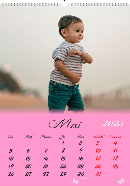 Calendar personalizat de perete 2025 CAL P18