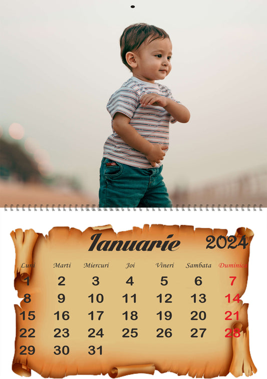 Calendar personalizat de perete 2025 CAL P30